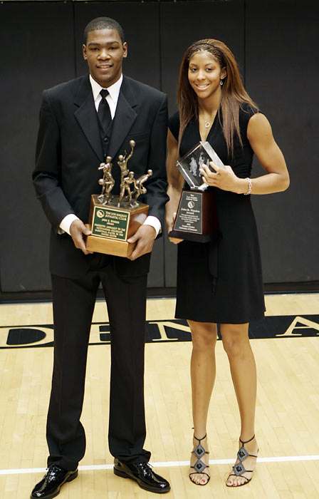 Kevin Durant and Candace Parker
